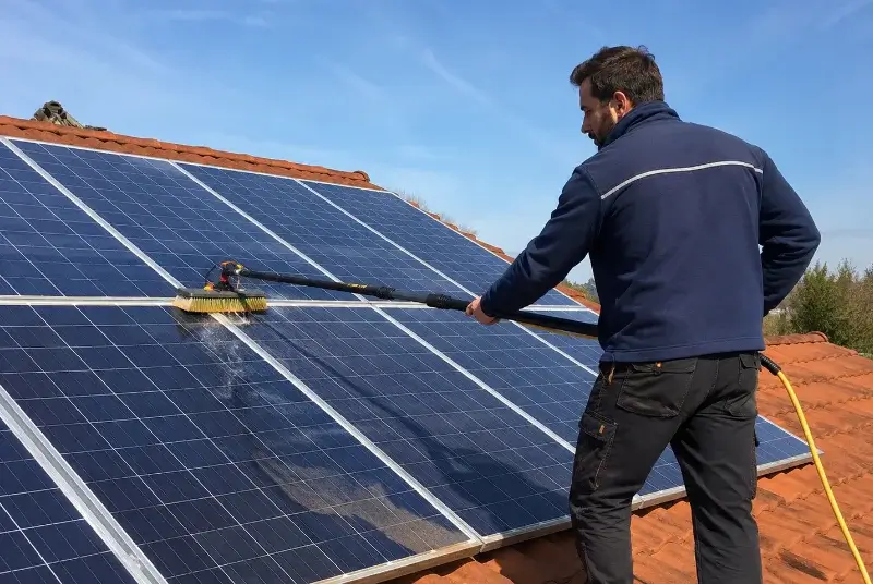 Nettoyage et entretien de panneaux solaires à Cézac